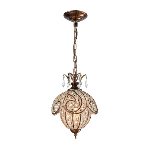 Jubilee 1 Light Pendant In Spanish Bronze