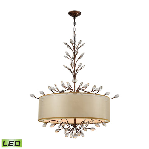 Asbury 6 Light LED LED Chandelier In Spanish Bronze