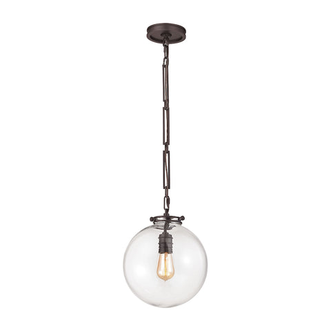 Gramercy 1 Light Pendant In Oil Rubbed Bronze