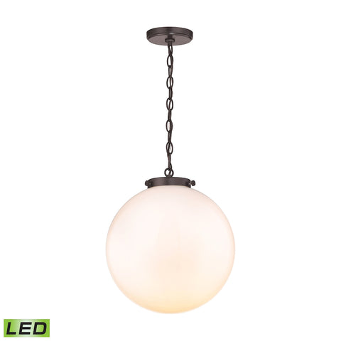 Gramercy 1 Light LED Pendant In Oil Rubbed Bronze