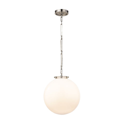 Gramercy 1 Light Pendant In Polished Nickel