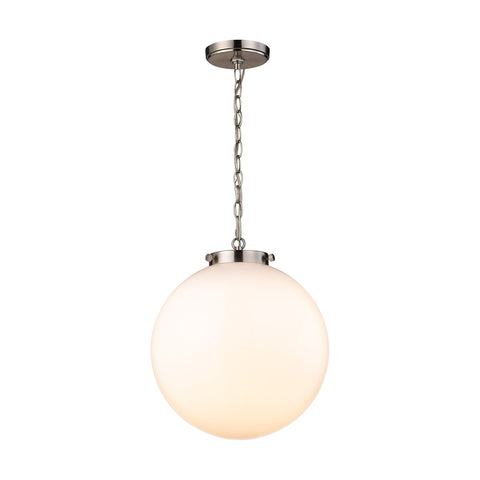 Gramercy 1 Light Pendant In Satin Nickel