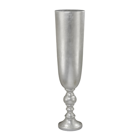 Narrow Urn Silver Leaf Planter