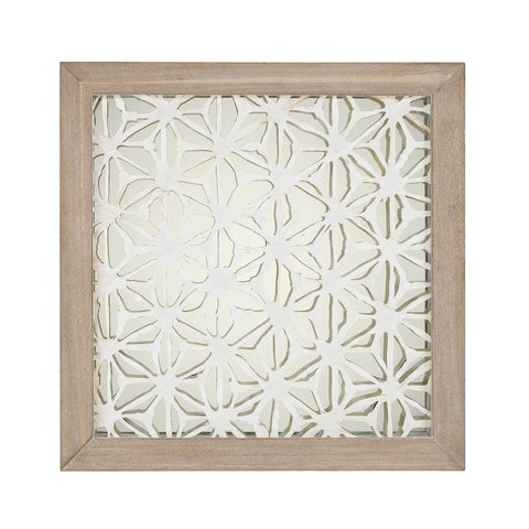 Natural Fibers-On-Foil Wall Decor