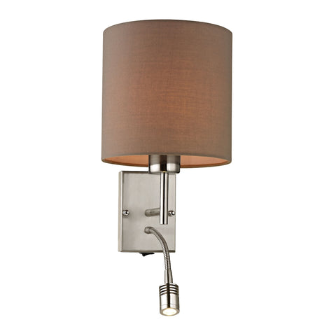 Regina 2 Light Wall Sconce In Brushed Nickel