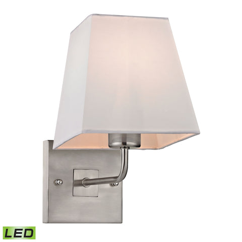 Beverly 1 Light LED Wall Sconce In Brushed Nickel