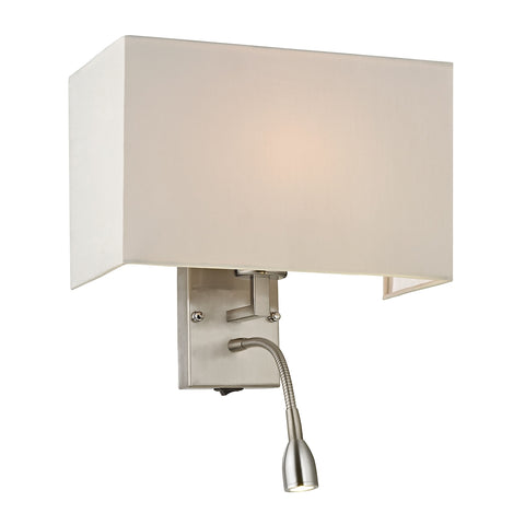 Sconces 2 Light Wall Sconce In Brushed Nickel