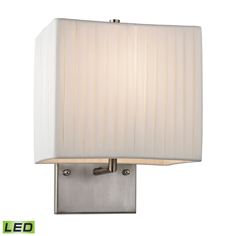 Hayden 1 Light LED Wall Sconce In Brushed Nickel
