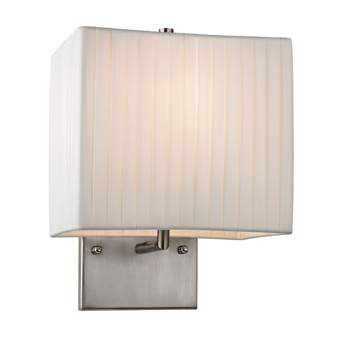 Hayden 1 Light Wall Sconce In Brushed Nickel