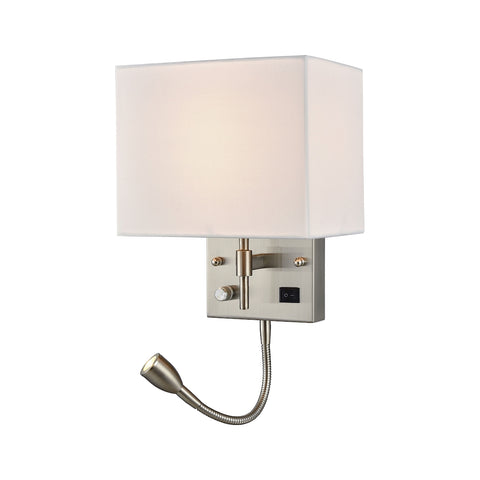 Sconces 2 Light Wall Sconce In Satin Nickel