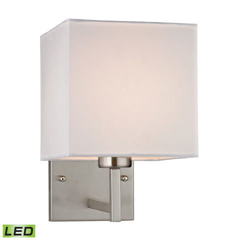 Sconces 1 Light LED Wall Sconce In Brushed Nickel
