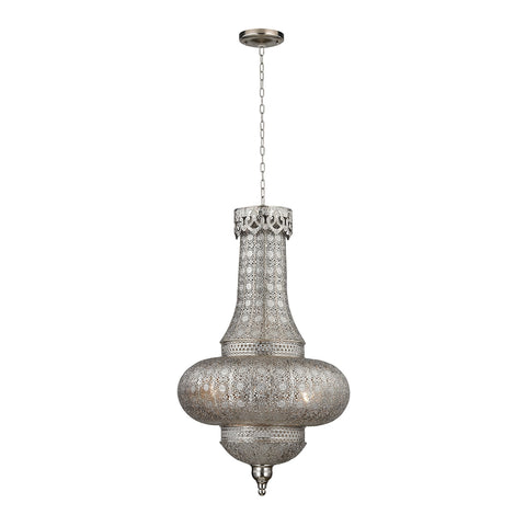 Pierced Metal Work Hanging Pendant - Small