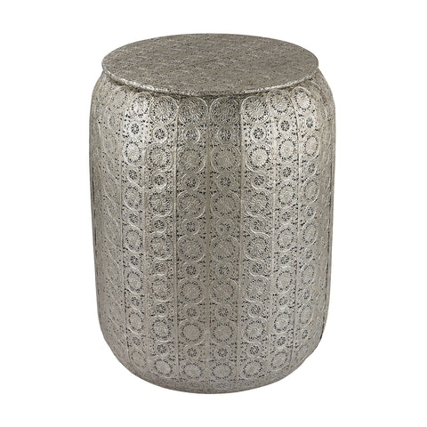 Pierced Metal Work Stool