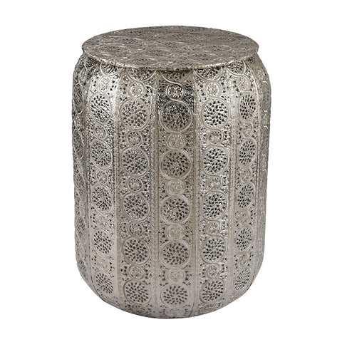 Pierced Metal Work Stool