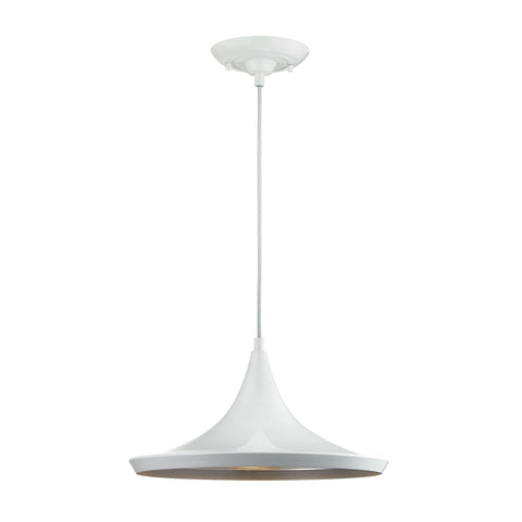 Sorenson 1 Light Pendant In Gloss White