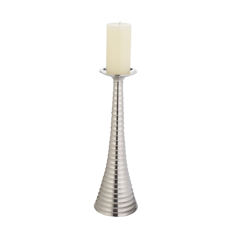 Silver Bugle Candleholder - Small