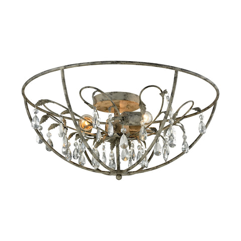 Bridget 5 Light Chandelier In Marble Gray