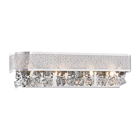Nashua 4 Light Vanity In Polished Chrome
