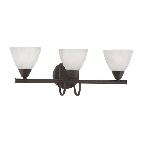 TIA wall lamp Painted Bronze 3x100W 120