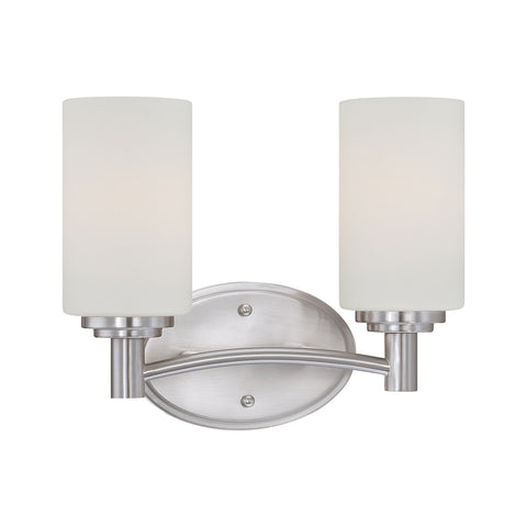 PITTMAN wall lamp Brushed Nickel 2x100W