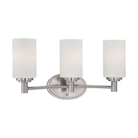 PITTMAN wall lamp Brushed Nickel 3x100W