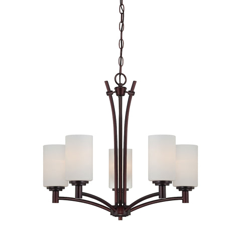 PITTMAN chandelier Sienna Bronze 5x100W