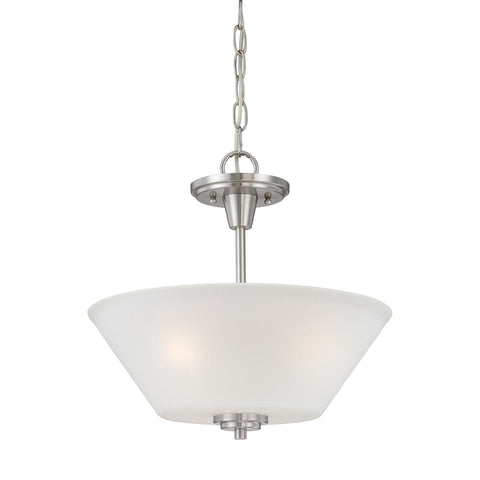 PITTMAN pendant Brushed Nickel 2x100W