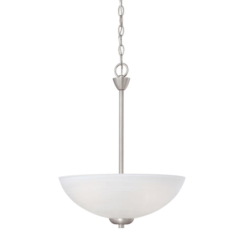 TIA pendant Matte Nickel 3x100W 120V