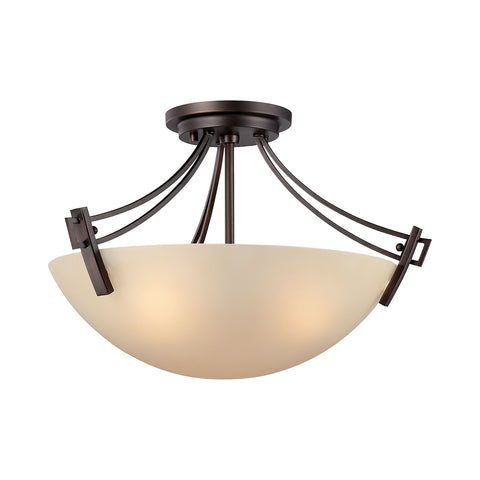 WRIGHT ceiling lamp Espresso 3x60W 120V