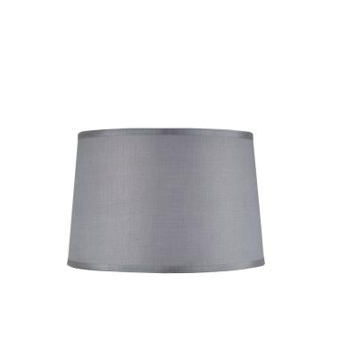 Barb Grey Faux Silk Fabric Table Lamp Shade