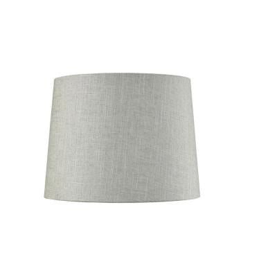 Cabo De Gata Light Grey Textured Linen Fabric Table Lamp Shade