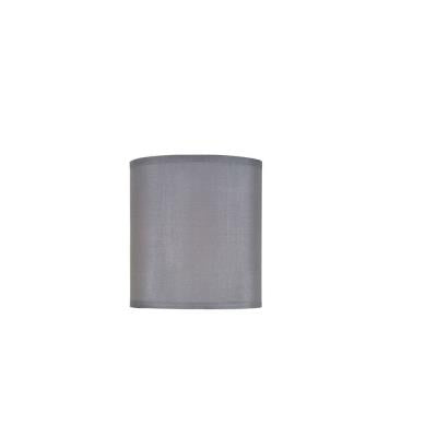 Barb Grey Faux Silk Buffet Lamp Shade