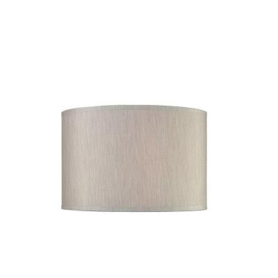 Slush Light Grey Faux Silk Fabric Table Lamp Shade
