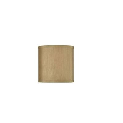 Goldfellow Dark Gold Faux Silk Fabric Table Lamp Shade