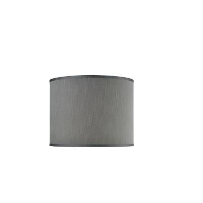 Vapor Grey Faux Silk Fabric Table Lamp Shade