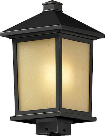 Z-Lite Holbrook Outdoor Post Light 537PHB-ORB