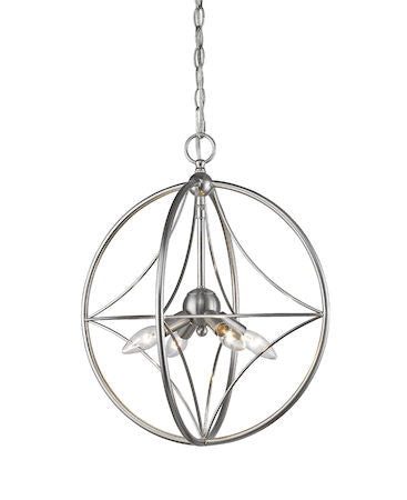 Z-Lite Cortez 4 Light Pendant 452-16BN