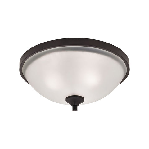 Arlington 3 Light Flushmount In Oil Rubbed Bronze