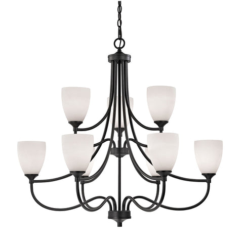 Arlington 9 Light Chandelier In Oil Rubbed Bronze