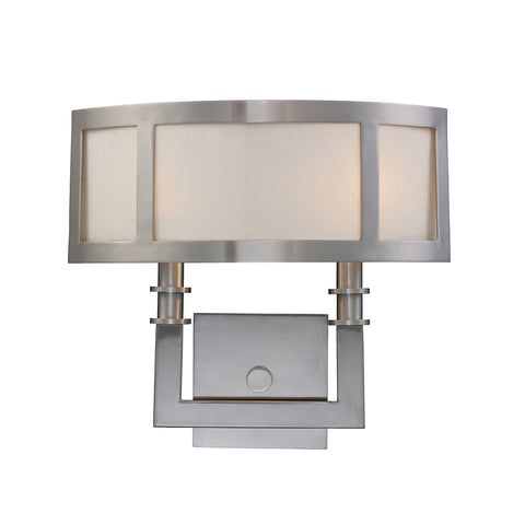 Seven Springs 2 Light Wall Sconce In Satin Nickel