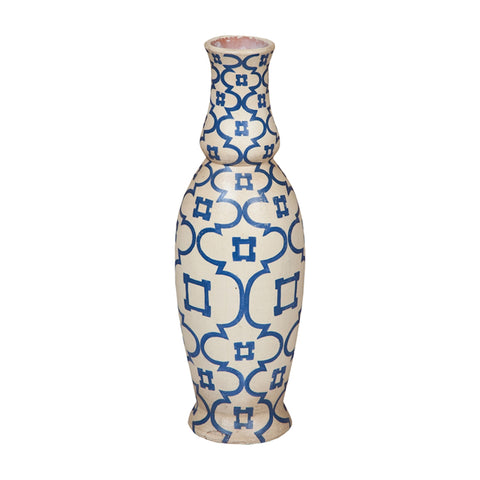 European Checkerboard Vase