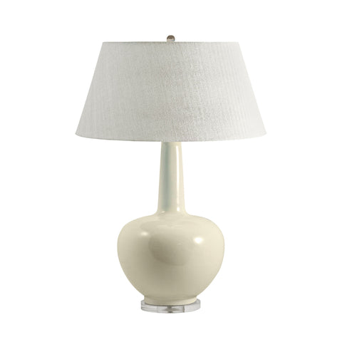 Porcelain Table Lamp In Cream