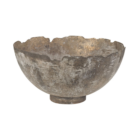 Jagged Mouth Metal Bowl