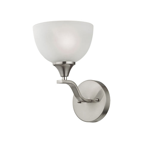 Bristol Lane 1 Light Wall Scone In Brushed Nickel