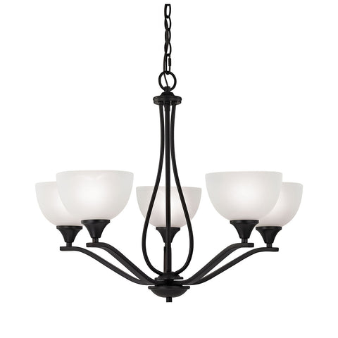 Bristol Lane 5 Light Chandelier  In Oil Rubbed Bronze