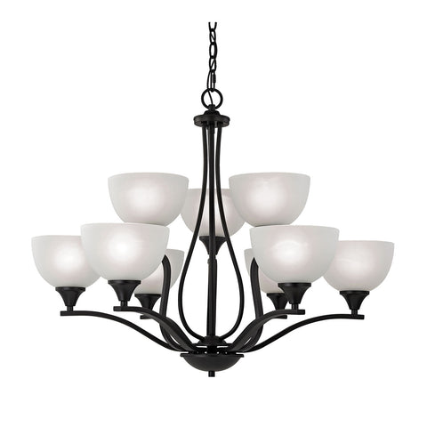 Bristol Lane 9 Light Chandelier In Oil Rubbed Bronze