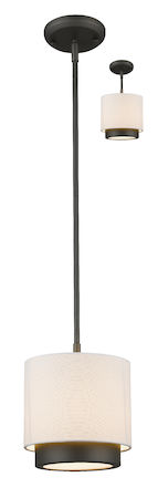 Z-Lite Jade 1 Light Convertible Mini Pendant 196-8
