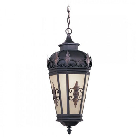 Livex Lighting Berkshire 1 Light Bronze Outdoor Chain Lantern