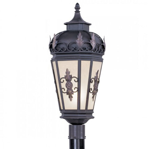 Livex Lighting Berkshire 1 Light Bronze Outdoor Post Lantern