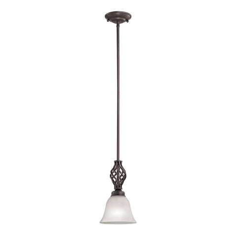 Santa Fe 1 Light Mini Pendant In Oil Rubbed Bronze